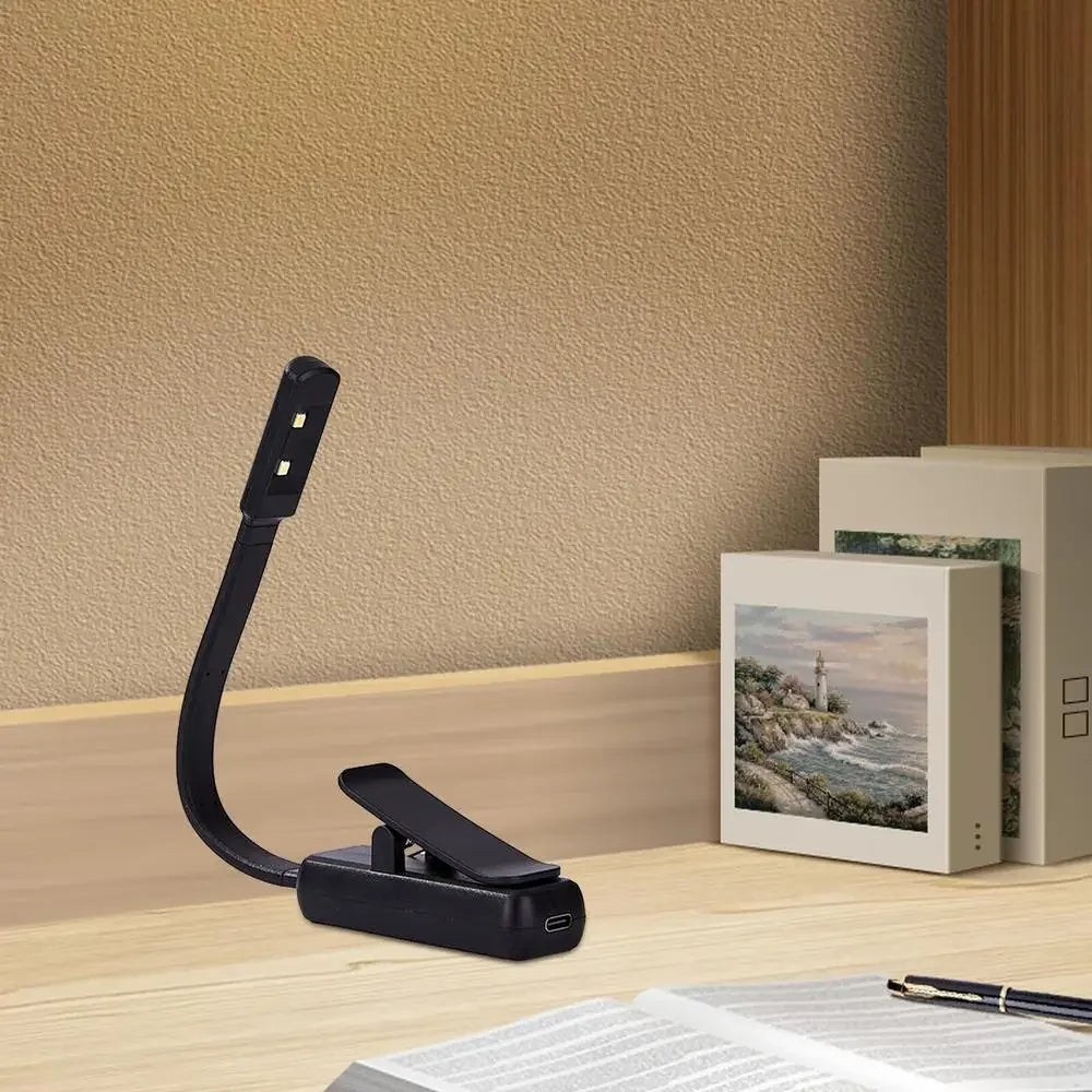LED Reading Light Book Lights With Reading Lamp Portable And Rechargeable Reading Lights With Clamps For Camping Travel Studying